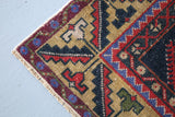 Vintage Anatolian Rug 3.10ftx7.4ft