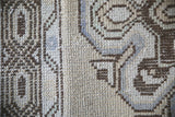 Vintage Turkish Faded Anatolian Runner Rug 3ftx8.10ft