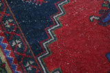 Vintage Anatolian Rug 3.10ftx7.4ft