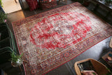 Old Oushak style Isparta Rug 9.2ftx13.2ft