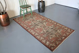Vintage Anatolian Rug 3.8ftx6.7ft