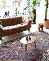 Vintage Fethiye Kilim Rug 4'8"x9'6"