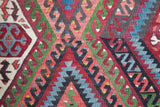 Vintage Fethiye Kilim Rug 4'8"x9'6"