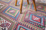 Vintage Fethiye Kilim Rug 4'8"x9'6"