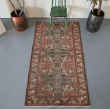 Vintage Anatolian Rug 3.8ftx6.7ft