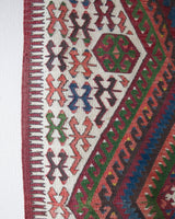 Vintage Fethiye Kilim Rug 4'8"x9'6"