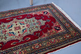 pile rug, turkish rug, vintage rug, portland, rug shop, bright colors, wild shaman, area rug, red rug, mini rug, bold color