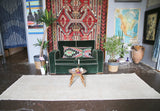 Vintage Turkish Faded Anatolian Runner Rug 3.3ftx9.3ft