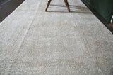 Vintage Turkish Faded Anatolian Runner Rug 3.3ftx9.3ft