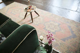 Vintage Turkish Faded Anatolian Runner Rug 3.2ftx9.6ft