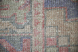 Vintage Turkish Faded Anatolian Runner Rug 3.2ftx9.6ft