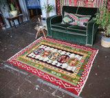 Vintage Sultanhani Kilim 4ftx5.8ft
