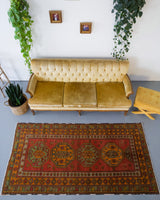 Vintage Turkish Anatolian Runner Rug