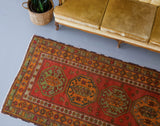 Vintage Turkish Anatolian Runner Rug