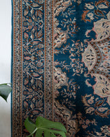 Vintage Turkish rug in a living room setting, pile rug, Turkish rug, vintage rug, portland, rug shop, bright colors, wild shaman, soft rug, bold color, Portland, Oregon, rug store, rug shop, local shop, antique rug