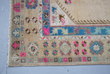 old rug, antique rug, earthy colors, faded colors, Turkish rug, vintage rug, flat weave, kilim rug, large area rug, square rug, Wild Shaman, Portland, Oregon, rug store, rug shop, local shop