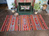 Vintage Sivas Kilim 4.10ftx9.8ft