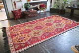 Vintage Mut Kilim 6.1ftx11.6ft