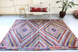 Vintage Aegean Cicim Kilim 5.5ftx8ft