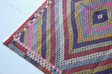 Vintage Aegean Cicim Kilim 5.5ftx8ft