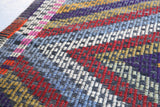 Vintage Aegean Cicim Kilim 5.5ftx8ft