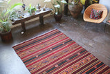 Vintage Sivas Kilim 5.7ftx12ft