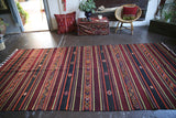 Vintage Sivas Kilim 5.7ftx12ft