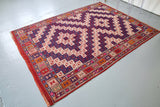 Vintage Manisa Cicim Kilim 5.4ftx7.4ft