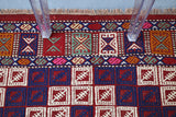 Vintage Manisa Cicim Kilim 5.4ftx7.4ft