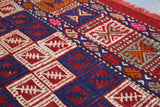 Vintage Manisa Cicim Kilim 5.4ftx7.4ft