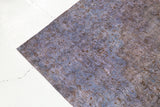 Vintage Overdyed Rug in Navy/Gray 10ftx10.6ft