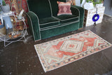 Vintage Turkish Anatolian Rug 2.5ftx4.11ft