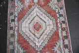 Vintage Turkish Anatolian Rug 2.5ftx4.11ft