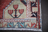 Vintage Faded Turkish Anatolian Rug 2.8ftx5.8ft