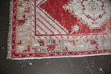 Old Turkish Faded Anatolian Runner Rug 2.11ftx9.9ft