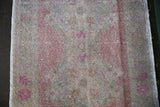Vintage Turkish Faded Anatolian Runner Rug 3.3ftx9.5ft