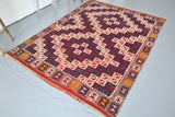 Vintage Manisa Cicim Kilim 5ftx7ft