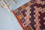 Vintage Manisa Cicim Kilim 5ftx7ft