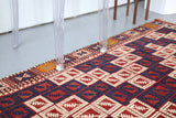 Vintage Manisa Cicim Kilim 5ftx7ft