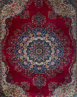 Vintage Turkish rug in a living room setting, pile rug, Turkish rug, vintage rug, portland, rug shop, bright colors, wild shaman, soft rug, bold color, Portland, Oregon, rug store, rug shop, local shop, antique rug,  carpet, ottoman design, floral carpet, traditional carpet, oriental rug