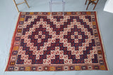 Vintage Manisa Cicim Kilim 5ftx7ft