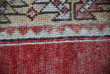 Vintage Turkish Faded Anatolian Runner Rug 3ftx9ft