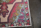 Vintage Faded Turkish Anatolian Rug 4.5ftx6.10ft
