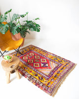 old rug, antique rug, Turkish rug, Portland, Oregon, rug store, rug shop, local shop, bright colors, wild shaman, large rug, area rug, red rug, bold color, burgundy, dark red