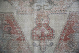 Vintage Faded Anatolian Turkish Rug 4.4ftx7ft