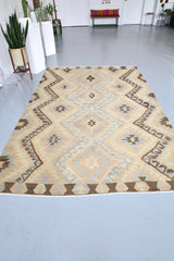 Old Denizli Kilim 6.3ftx9.8ft