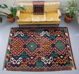 pile rug, Turkish rug, vintage rug, portland, rug shop, bright colors, wild shaman, area rug, red rug, mini rug, bold color, Portland, Oregon, rug store, rug shop, local shop, Turkish kilim, kilim rug, flat weave