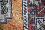 Vintage Faded Turkish Anatolian Rug 3.8ftx6.10ft
