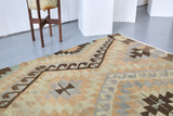 Old Denizli Kilim 6.3ftx9.8ft