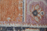 Vintage Faded Anatolian Rug 3.8ftx6.5ft